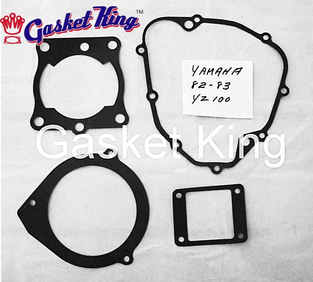 Caltric Drive Chain & Sprockets Kit For Yamaha YZ100 1982-1983 & YZ125 1984-1985 - 520-120 Chain, 122 Links, Steel